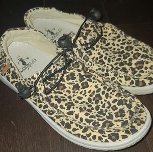 Leopard Slip on Shoes Corky Brand